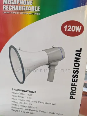120w Rechargeable Megaphone
