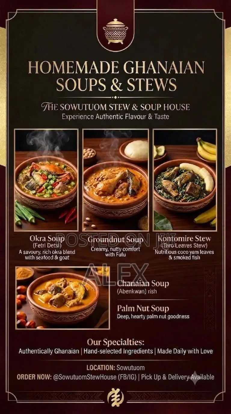 Stews And Soup For Sale