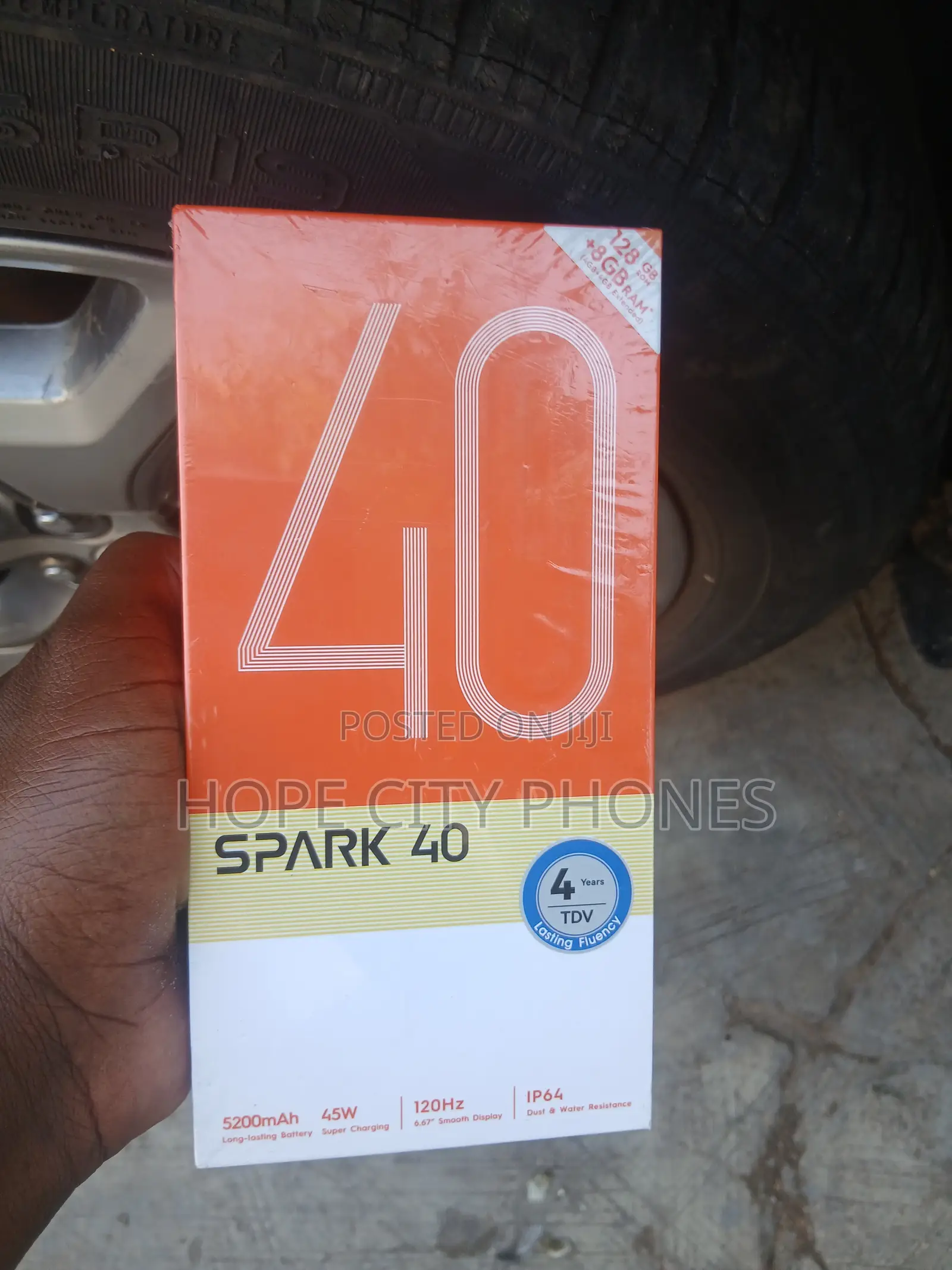 New Tecno Spark 40 256 GB Black