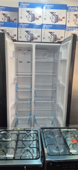 Nasco Mirror Fridge 521l With 3 Stars Side by Side Fridge