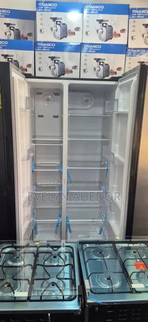 Nasco Mirror Fridge 521l With 3 Stars Side by Side Fridge