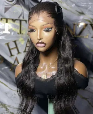 Body Wave in Burgundy Color in 18 Inches With 13 by 4 Frontal