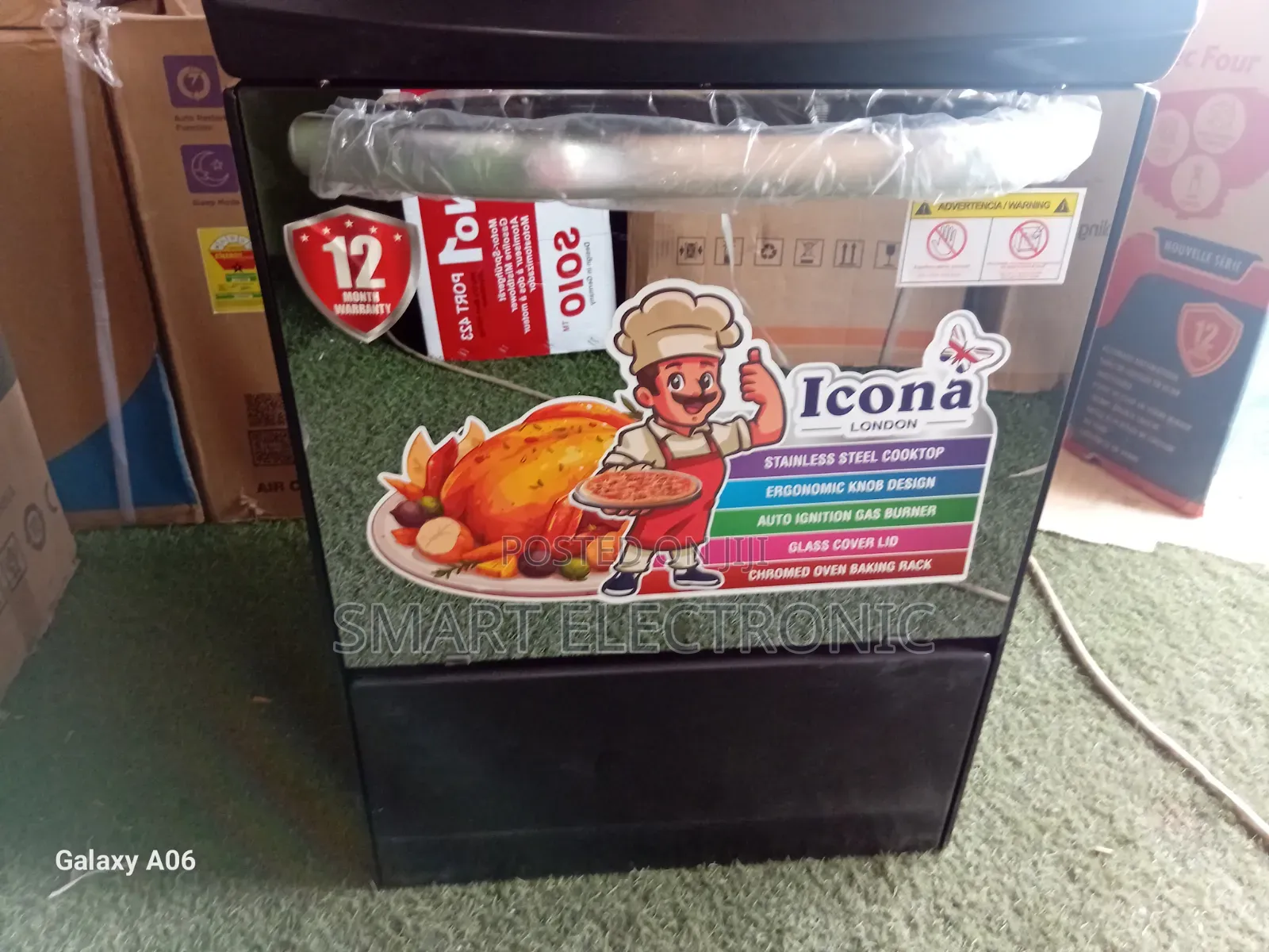 Icona Automatic Gas Cooker With Oven