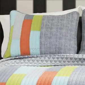 Lush Decor Shelly Stripe Quilt With Pillow Case