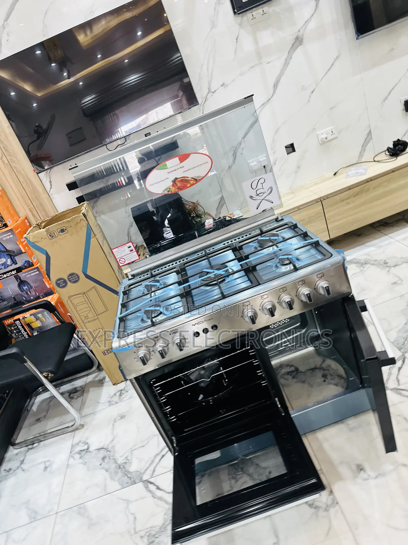 Ultra Modern Gas Cooker Oven Midea Tech 5b 60/90