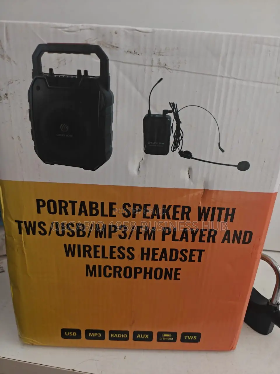 Portable Bluetooth Speaker System for Lectures, Sundays School Etc
