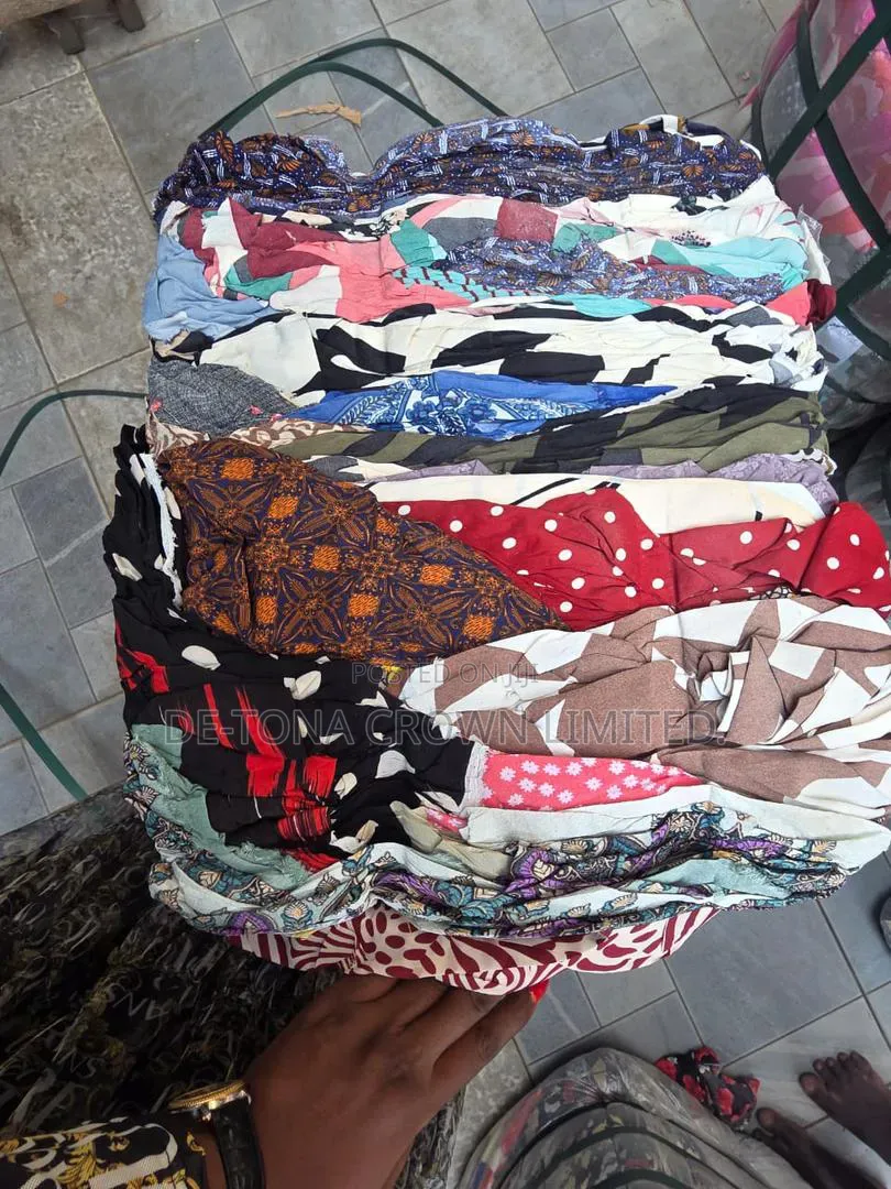 Flower Mix Bale, Plain Crep, Jeans and Lace Bale Etc