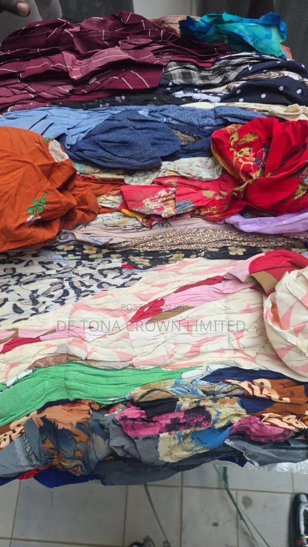 Flower Mix Bale, Plain Crep, Jeans and Lace Bale Etc