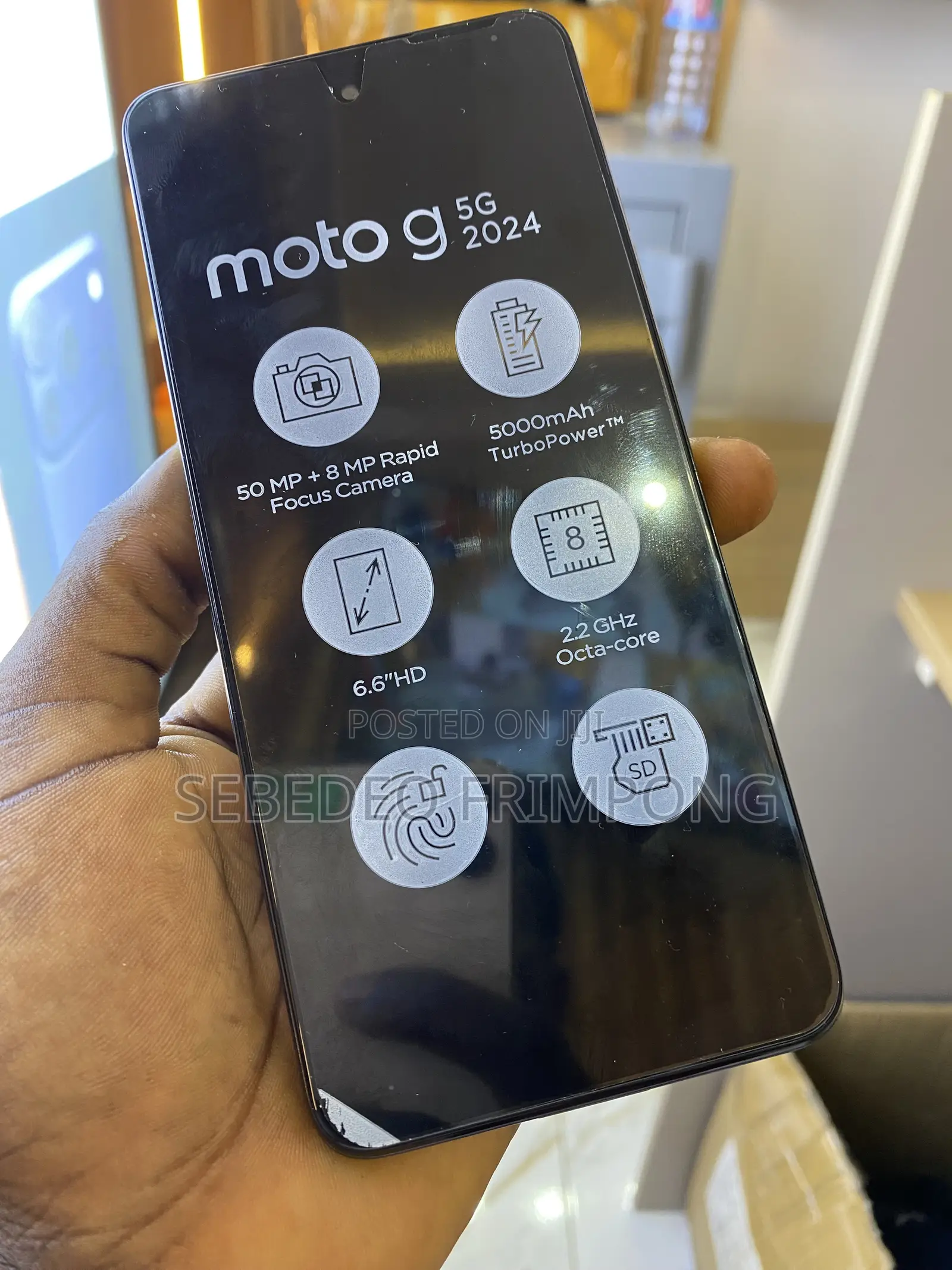 New Motorola Moto G 5G 128 GB Gray