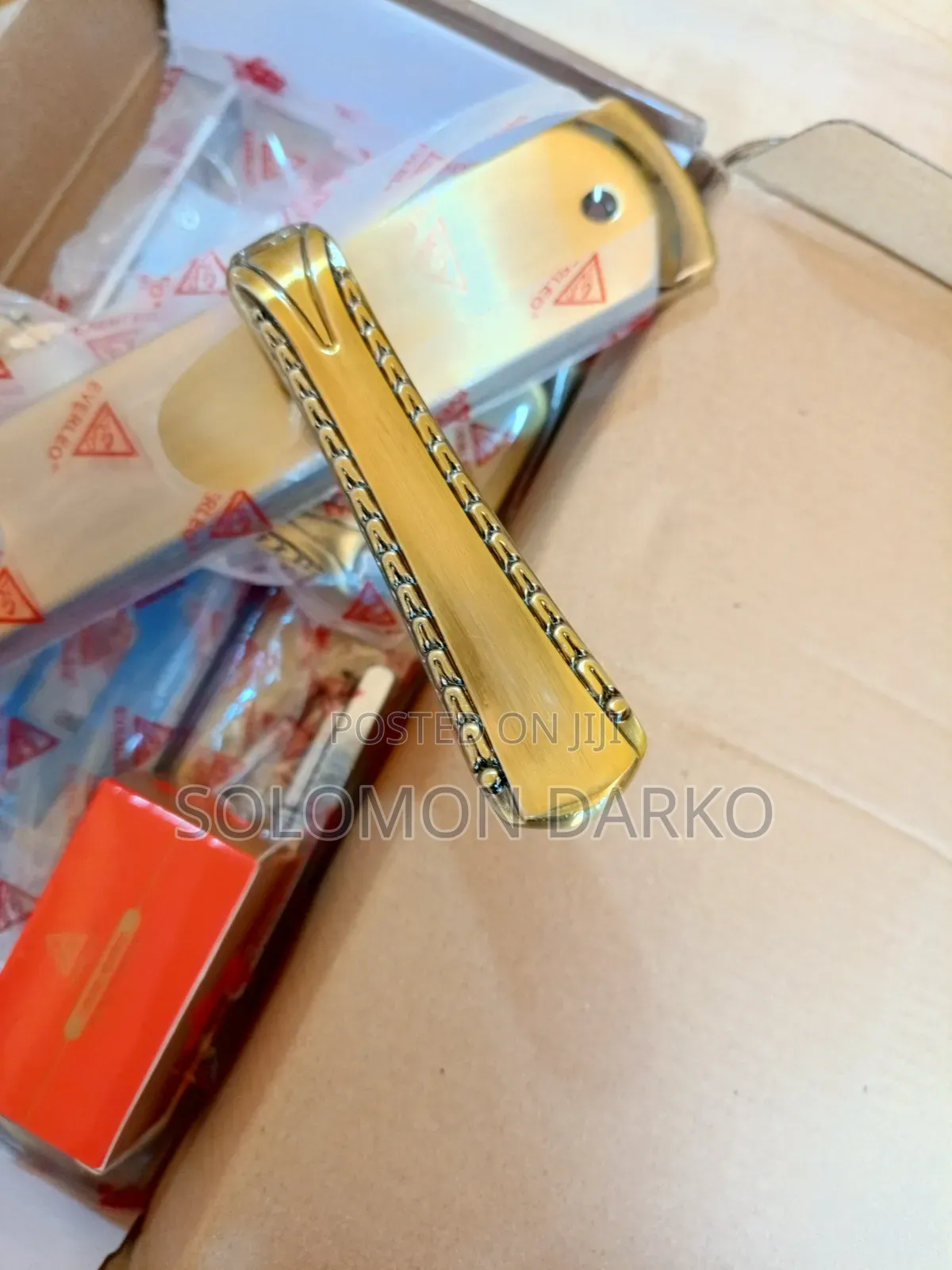 Wooden Door Key and Key Cylinder