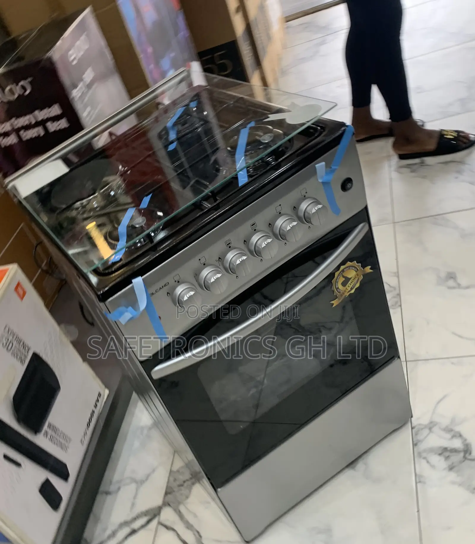Just Purchase Volcano 50x50 3 Gas + 1 Electric Cooker