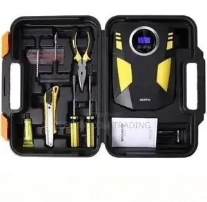Car Tyre Inflator With a Tyre Repair Kit