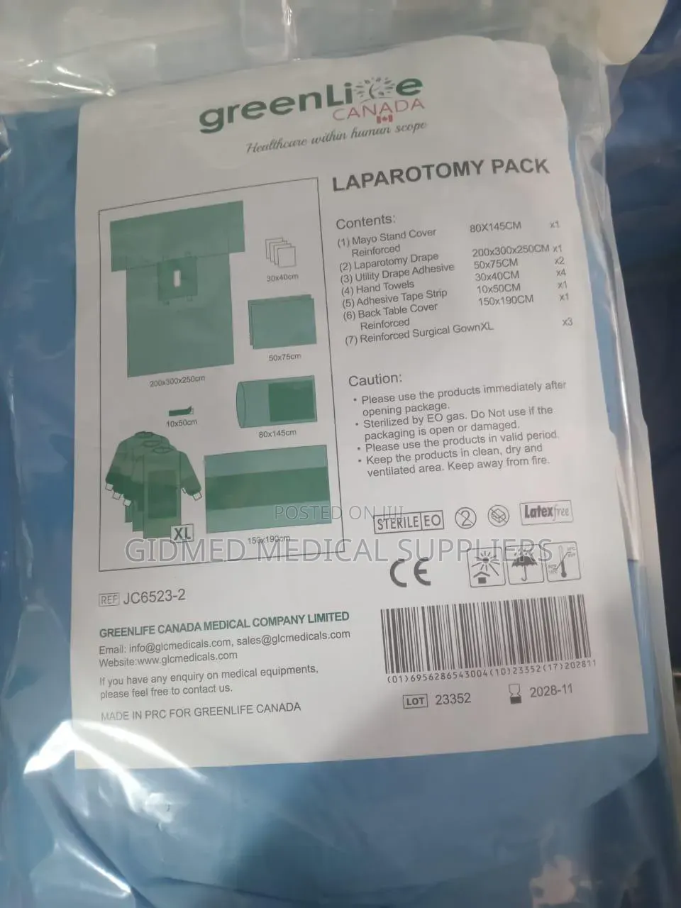 Laparotomy Pack