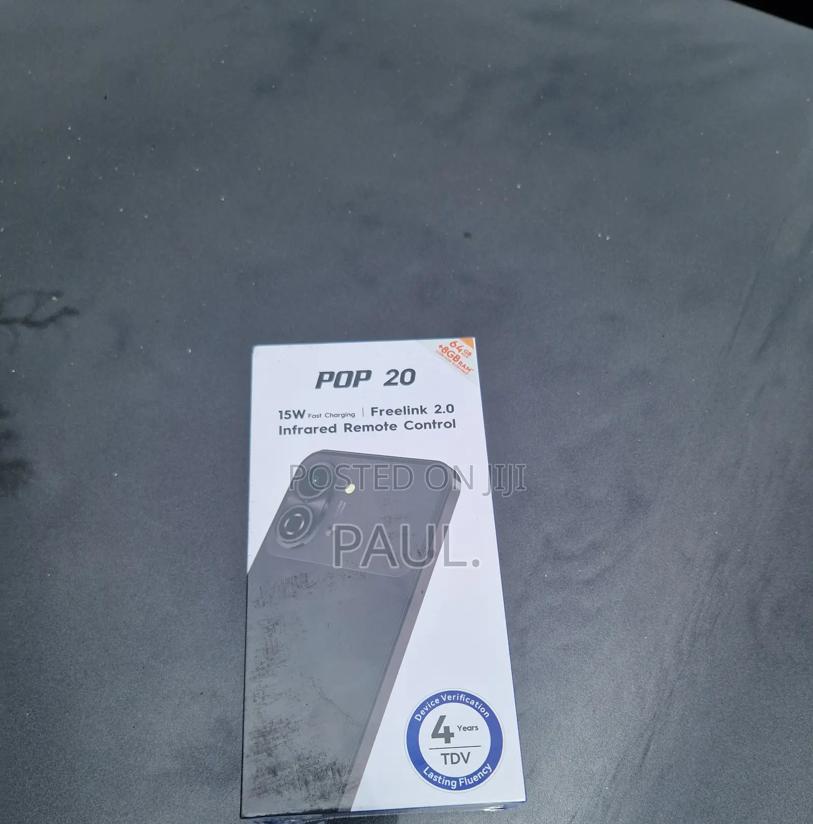 New Tecno Pop 20 128 GB Gray