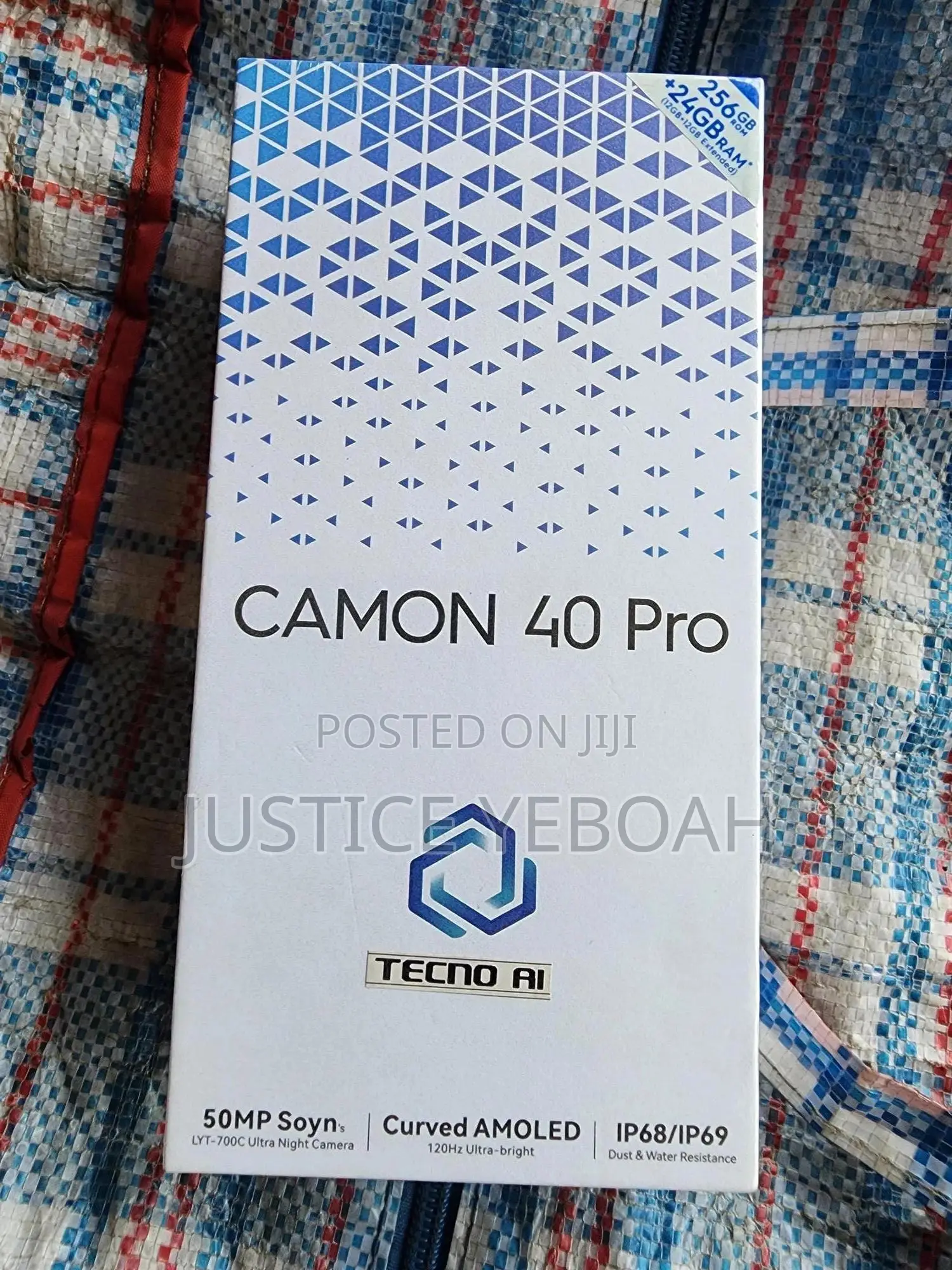 New Tecno Camon 40 Pro 5G 256 GB Black