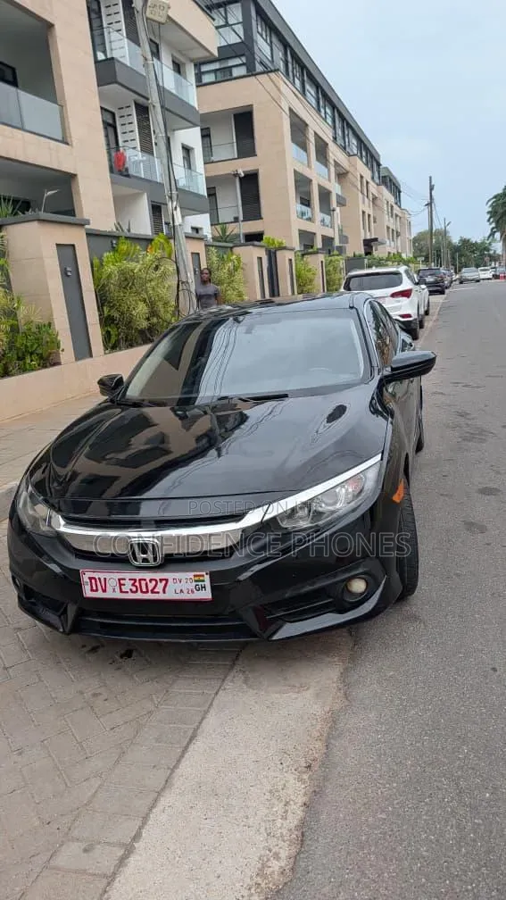 Honda Civic EX-L Sedan 2018 Black