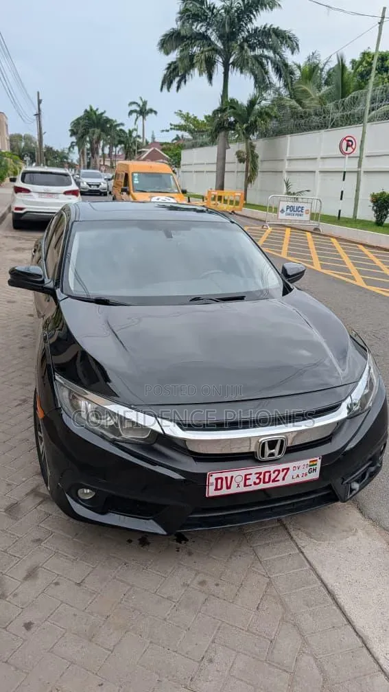 Honda Civic EX-L Sedan 2018 Black