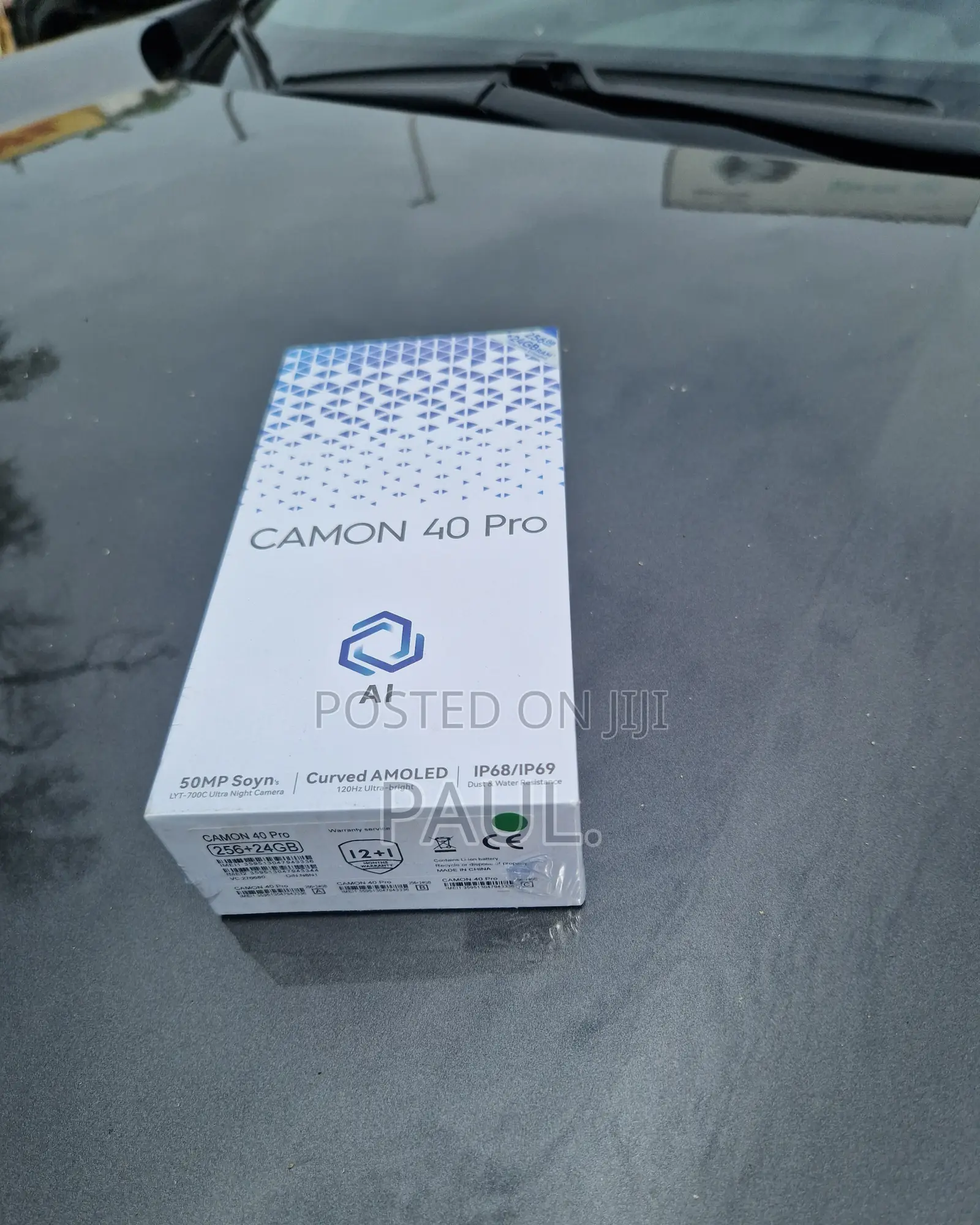 New Tecno Camon 40 Pro 5G 256 GB Gray