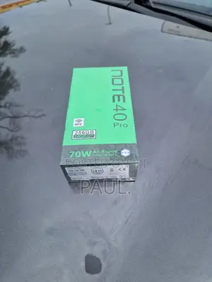 New Infinix Note 40 Pro 256 GB Gold