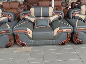 Modern Sofa Set (Grey and Beige)