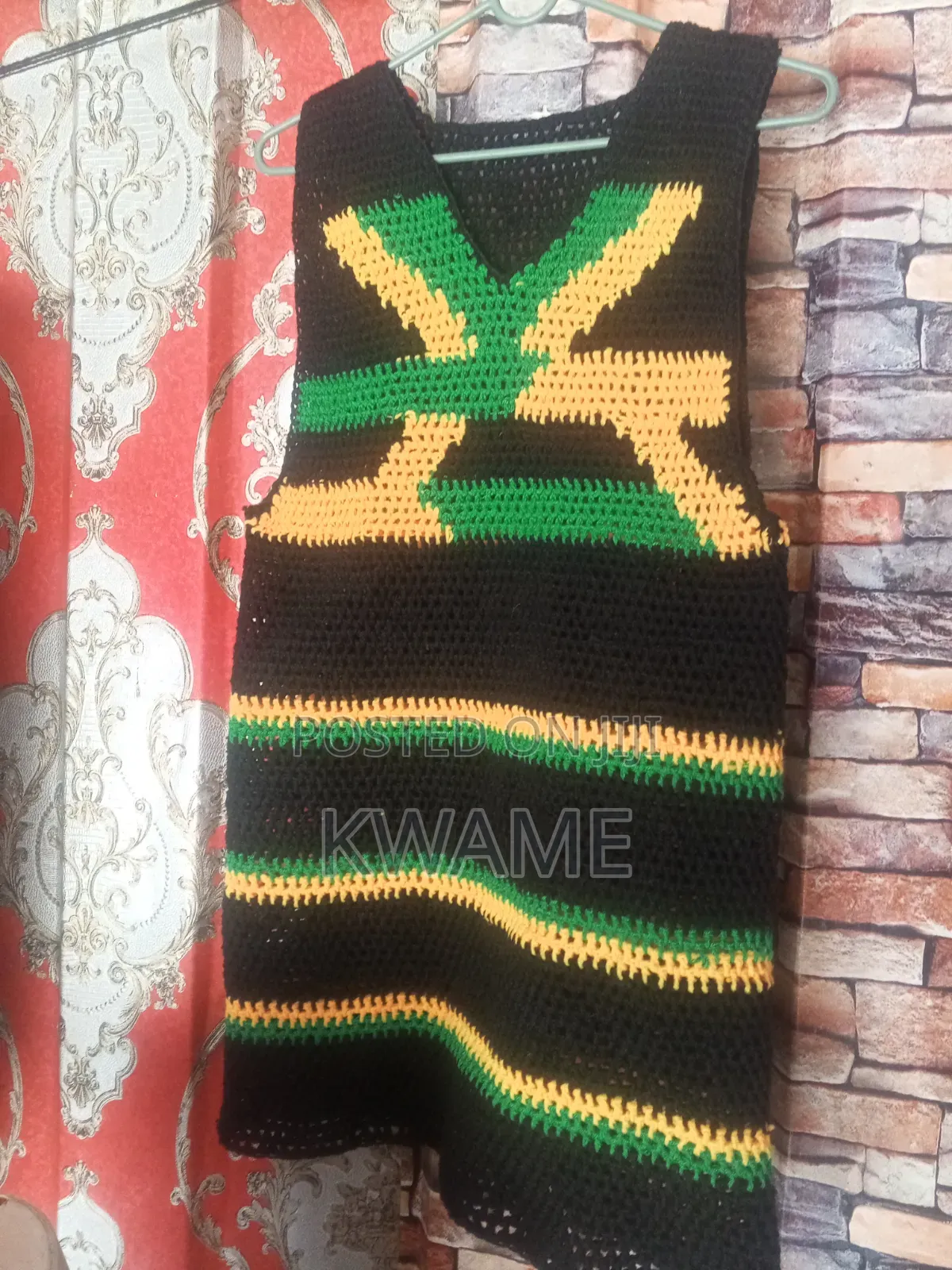 Rasta Crochet Shirt