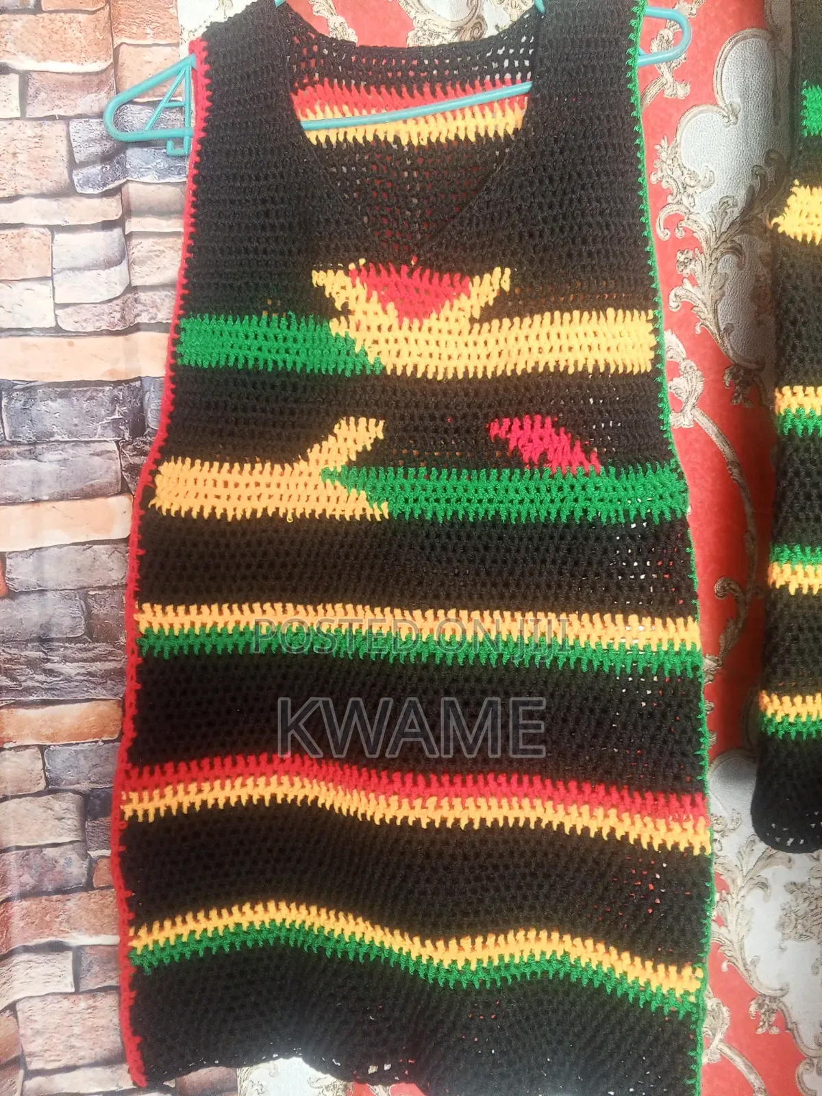 Rasta Crochet Shirt