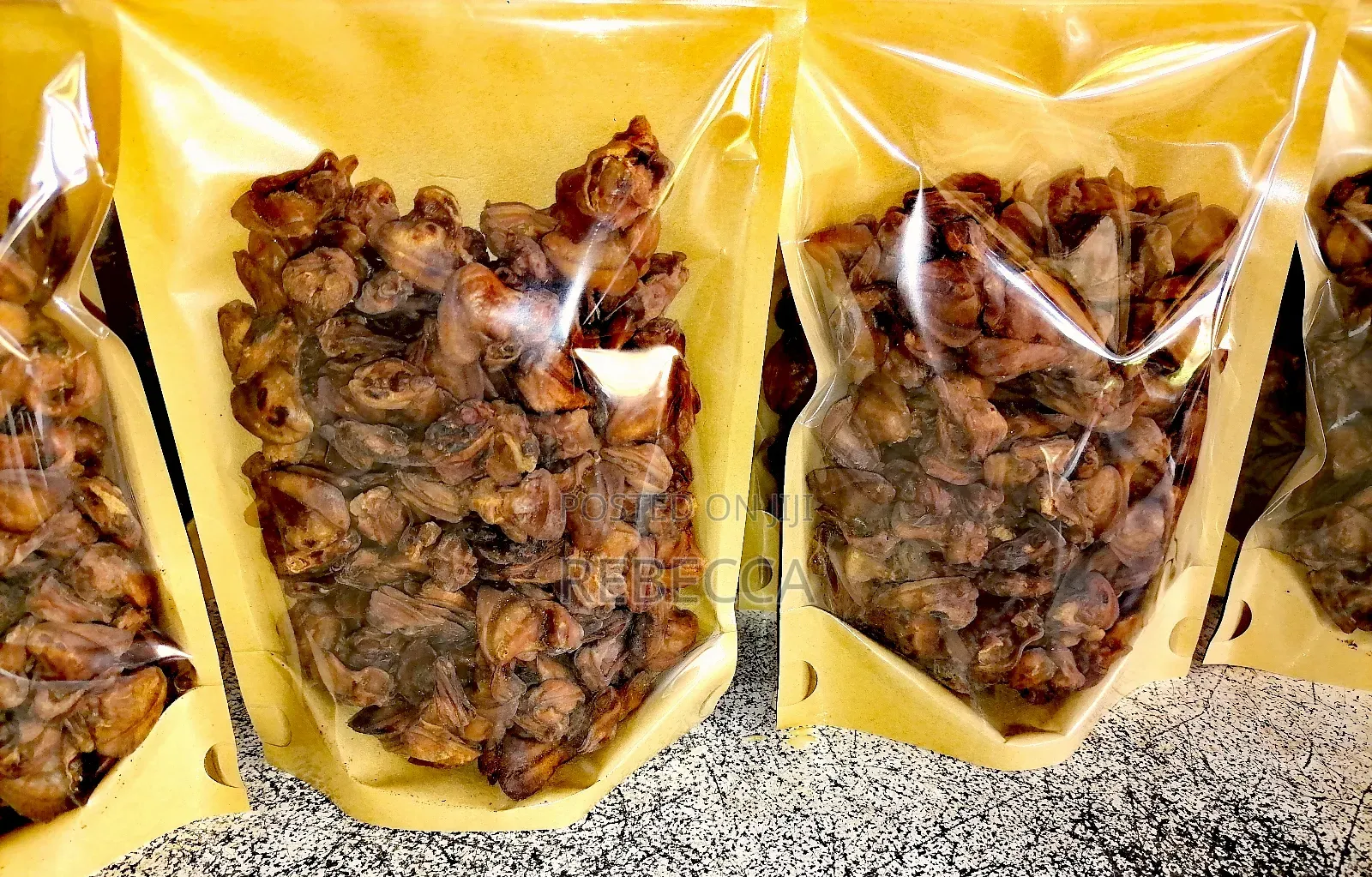 Dried Clams Fish "Adode " (Also Spelled Adɔde or Adordi) and Afani.