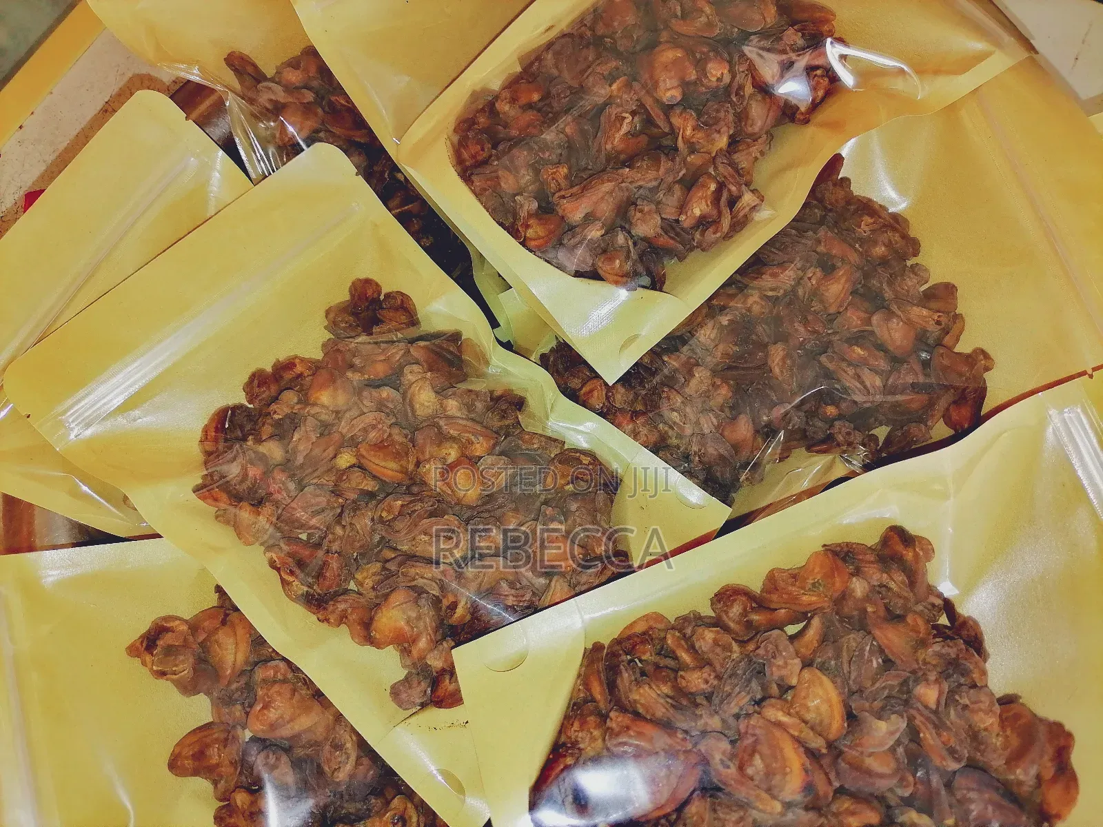 Dried Clams Fish "Adode " (Also Spelled Adɔde or Adordi) and Afani.
