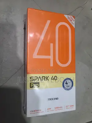 New Tecno Spark 40 Pro 256 GB Black