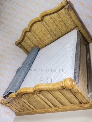A Very Nice and Hardwood Foreign Bed King Size