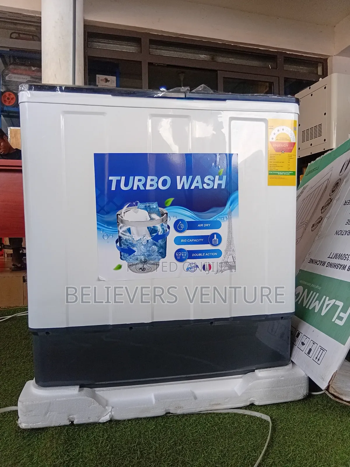Flamino Heavy-Duty 12kg Washing Machine for Home Use 12kg