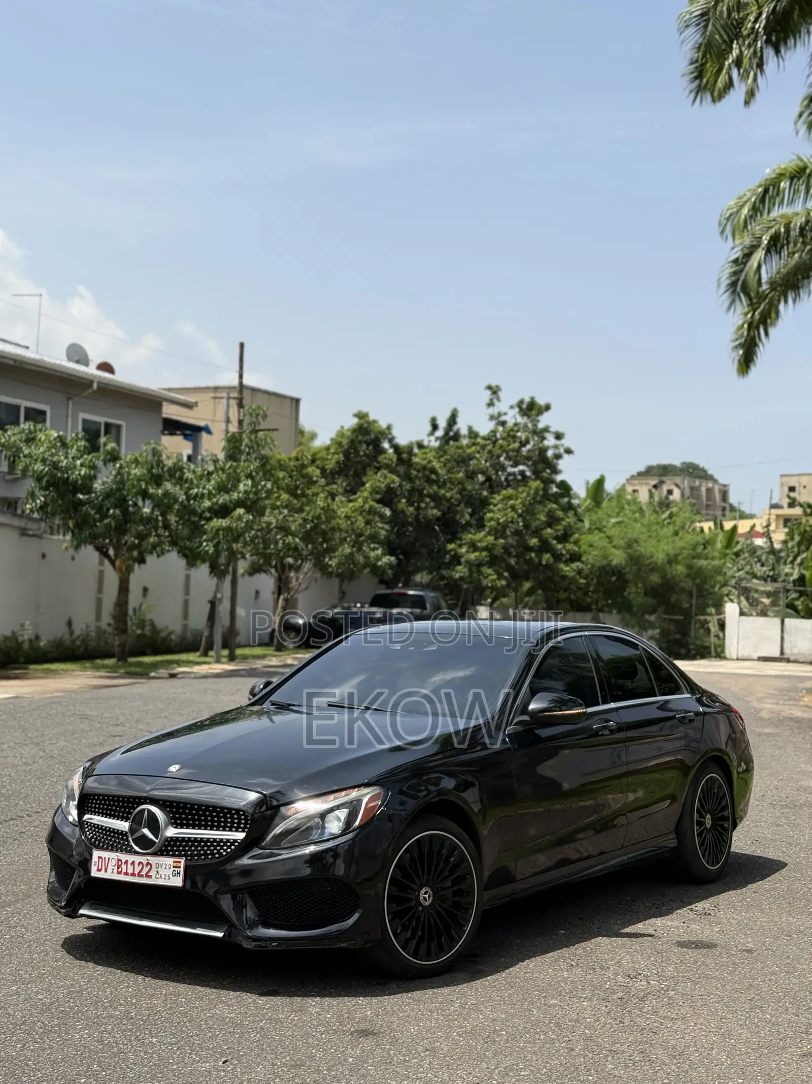 Mercedes-Benz C300 Base 4Matic Sedan AWD (2.0L 4cyl 7A) 2016 Black