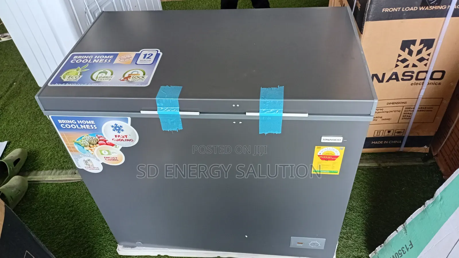 Super Cooling Nasco Deep Freezer With Wide Storage
