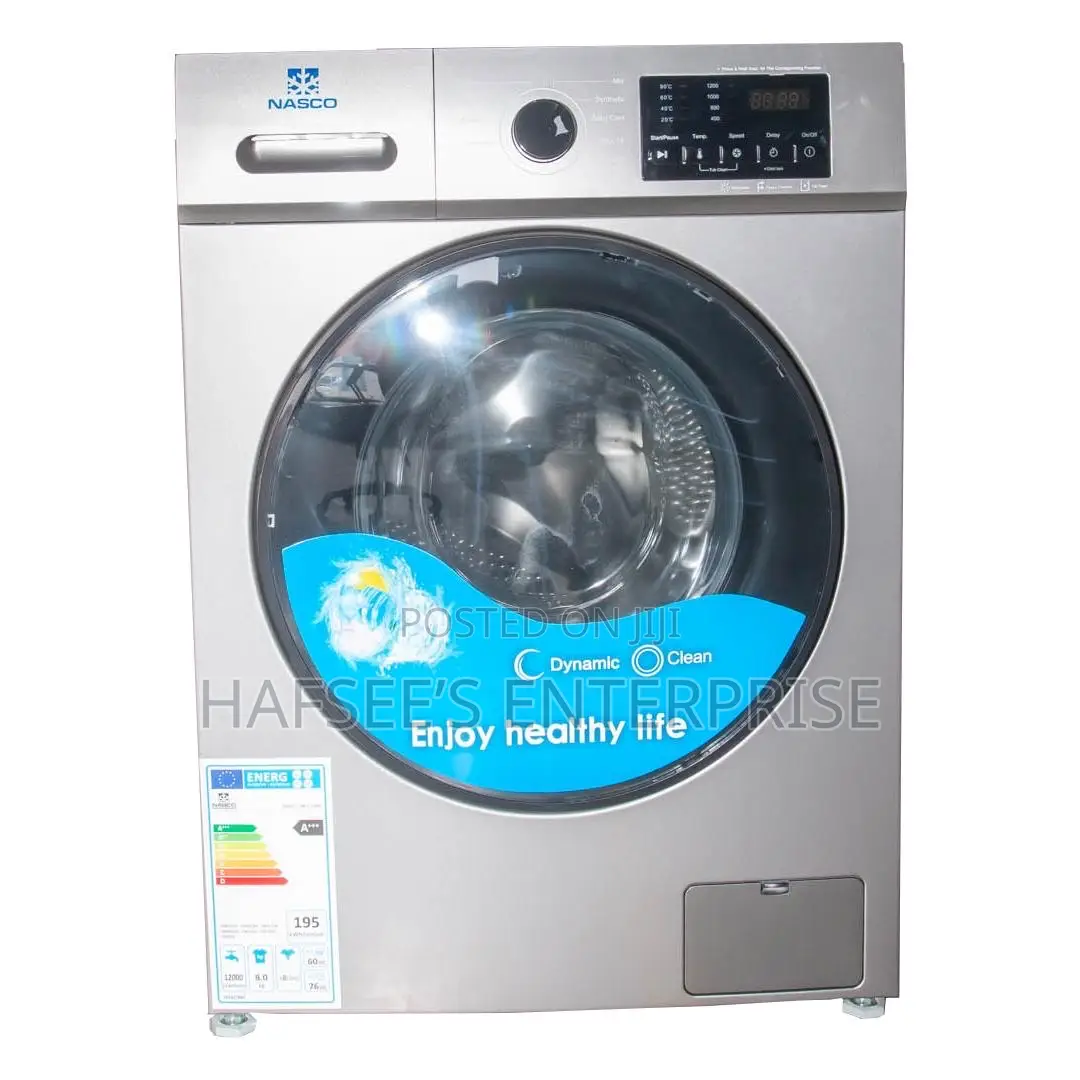 Nasco 8kg Front Load Washing Machine