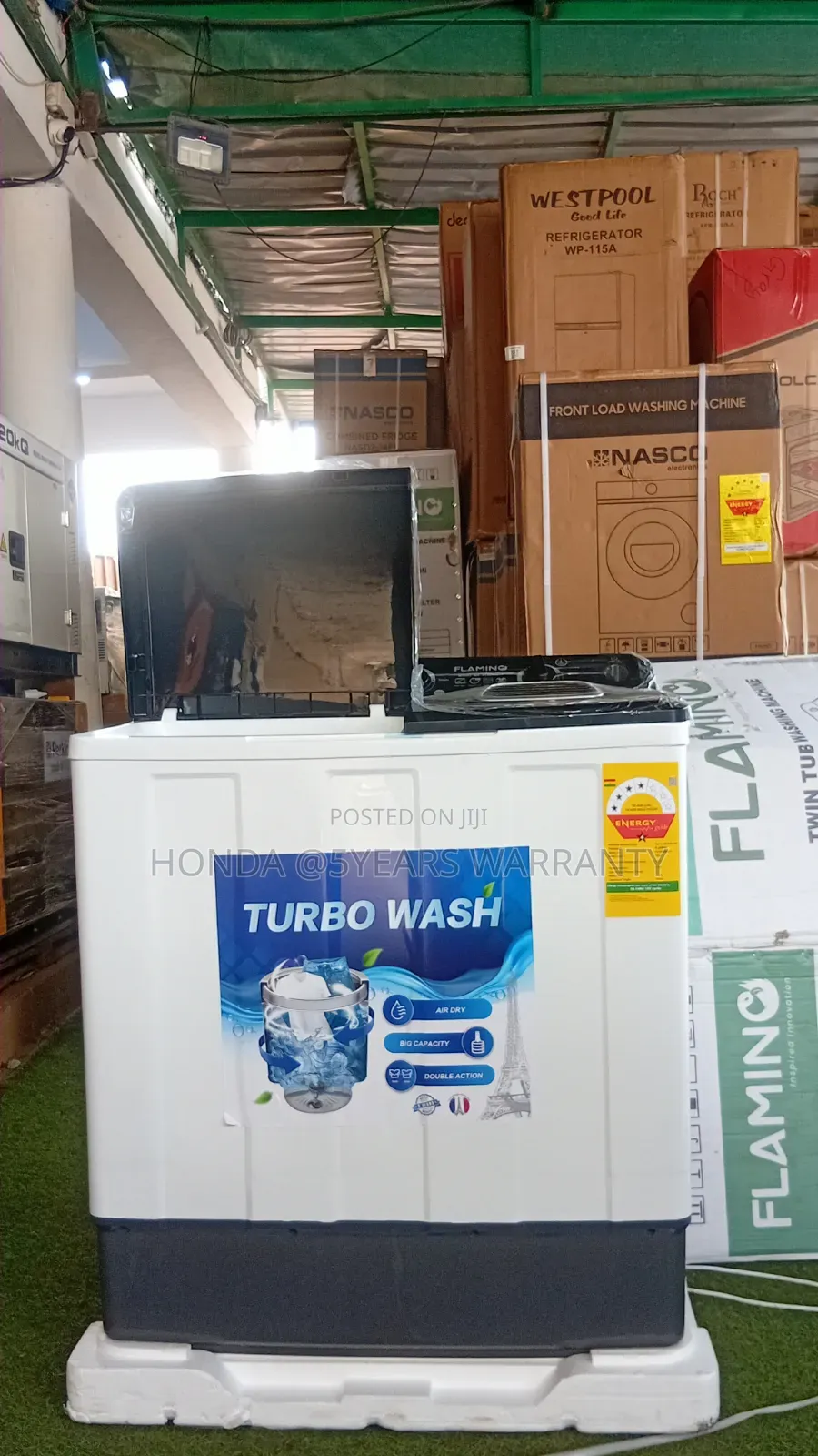 Flamino Heavy Duty 12kg Twin Tub Washer – Quick Clean Technology