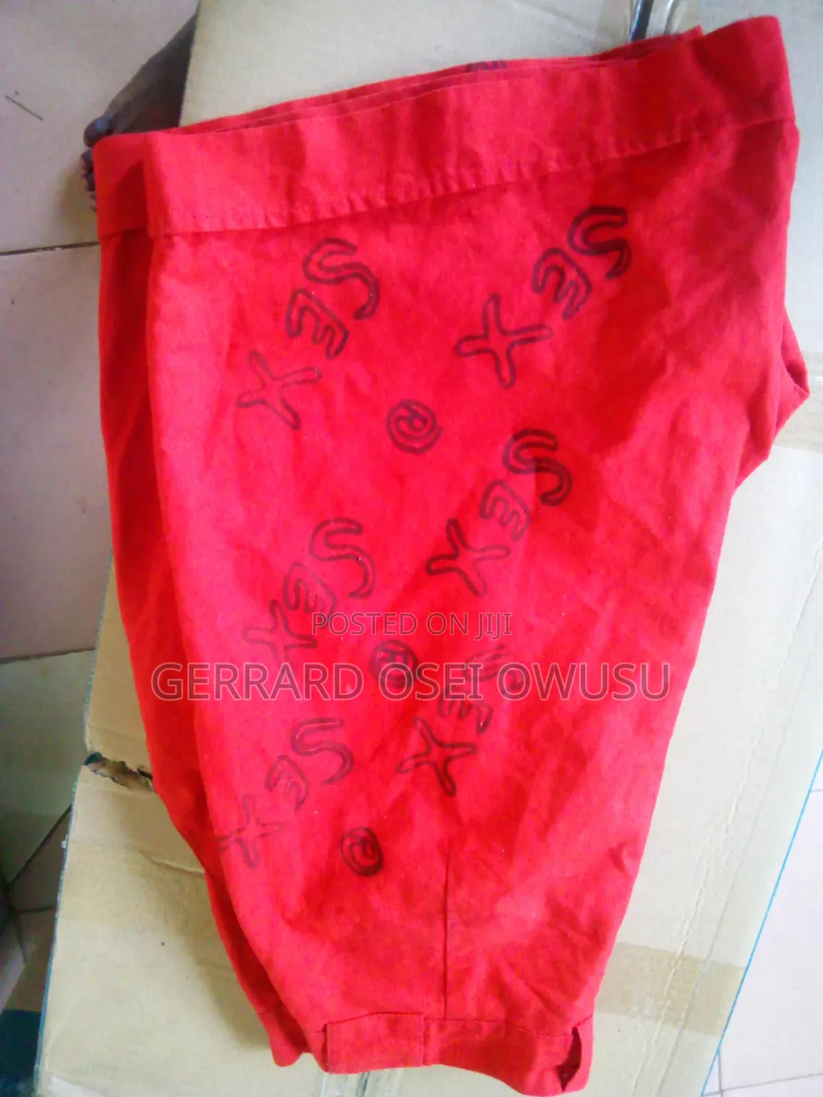 Red Sex Shorts