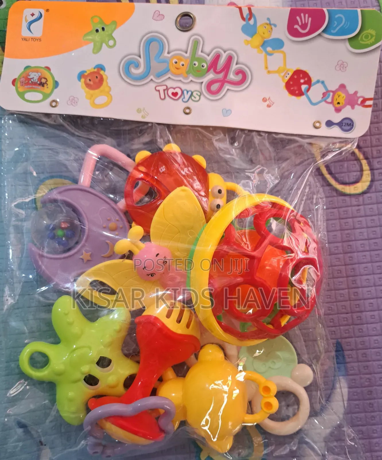 Beautiful and Cute 9 Pieces Rattle and Teether 3months to 1 Year