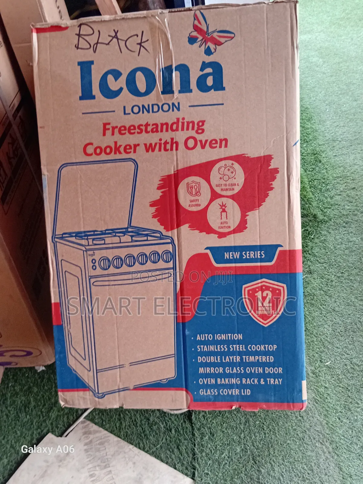 Icona Deluxe 4 Burner Standing Cooker