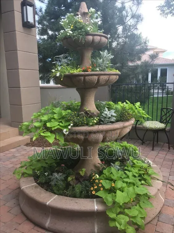 Flowerbeds and Flowerpots Deco