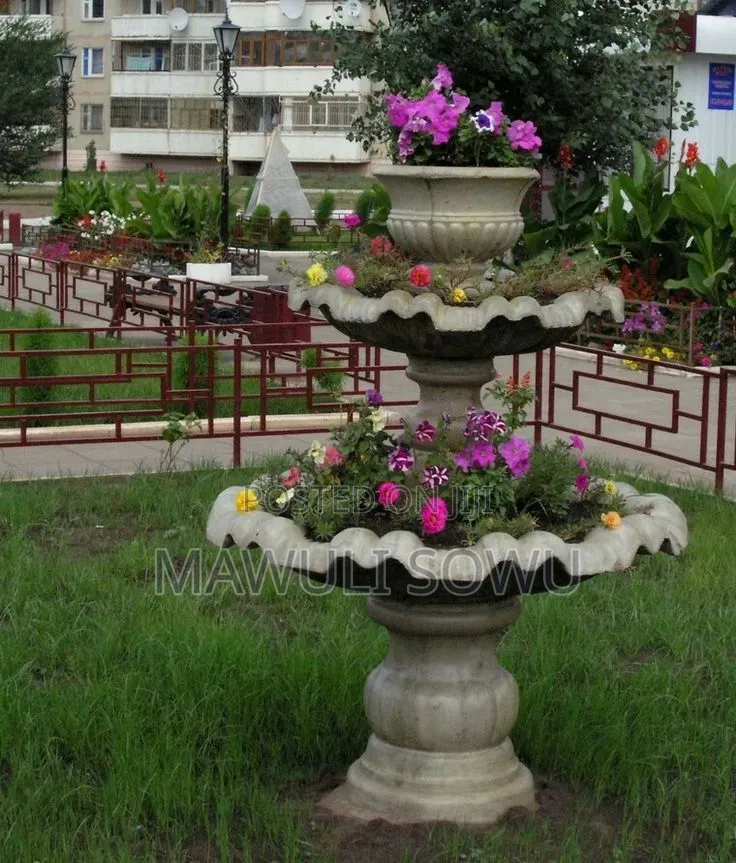 Flowerbeds and Flowerpots Deco