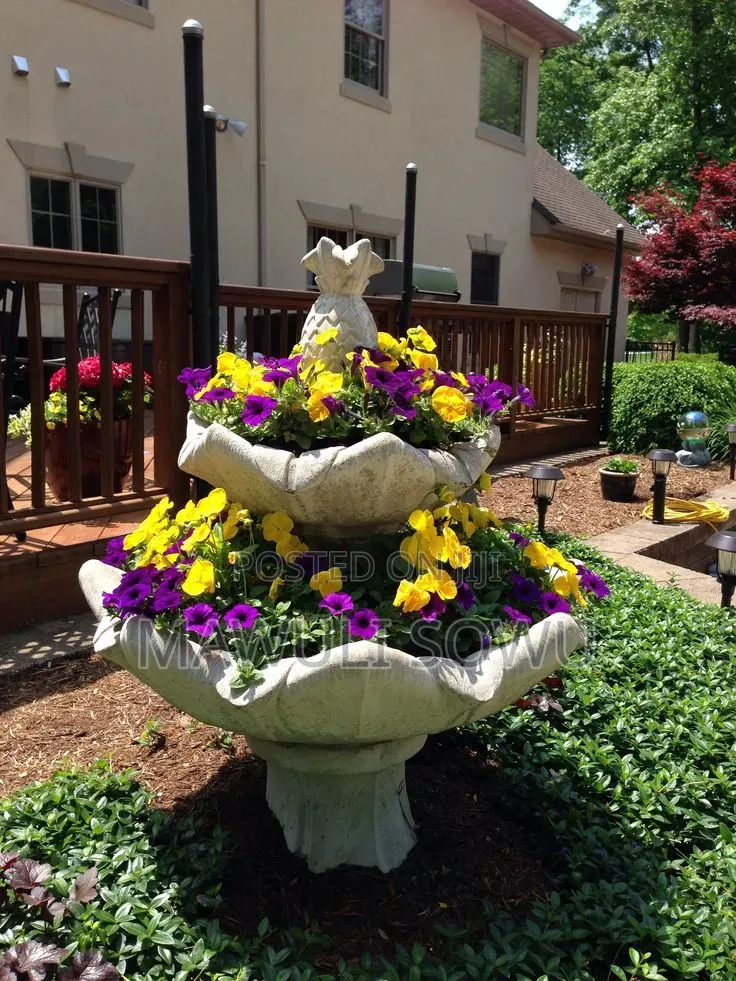 Flowerbeds and Flowerpots Deco