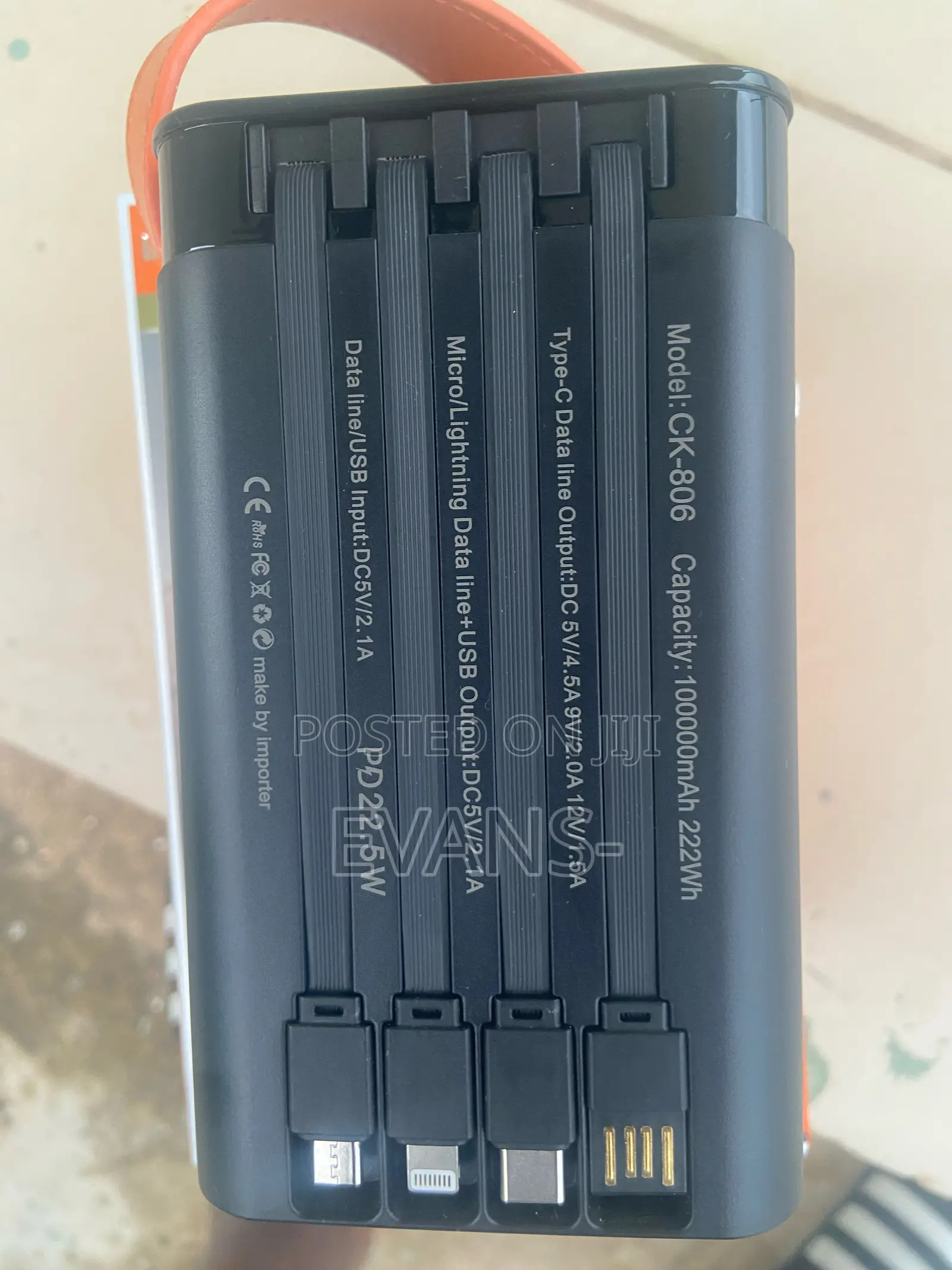100,000mah Powerful Powerbank With Led Display and Led Torchlight