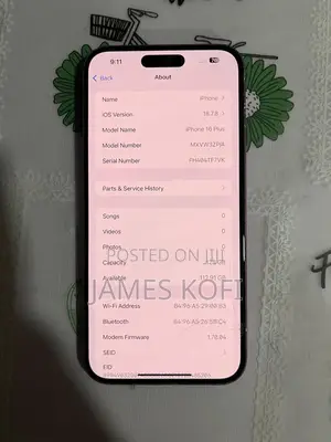 Apple iPhone 16 Plus 128 GB Pink