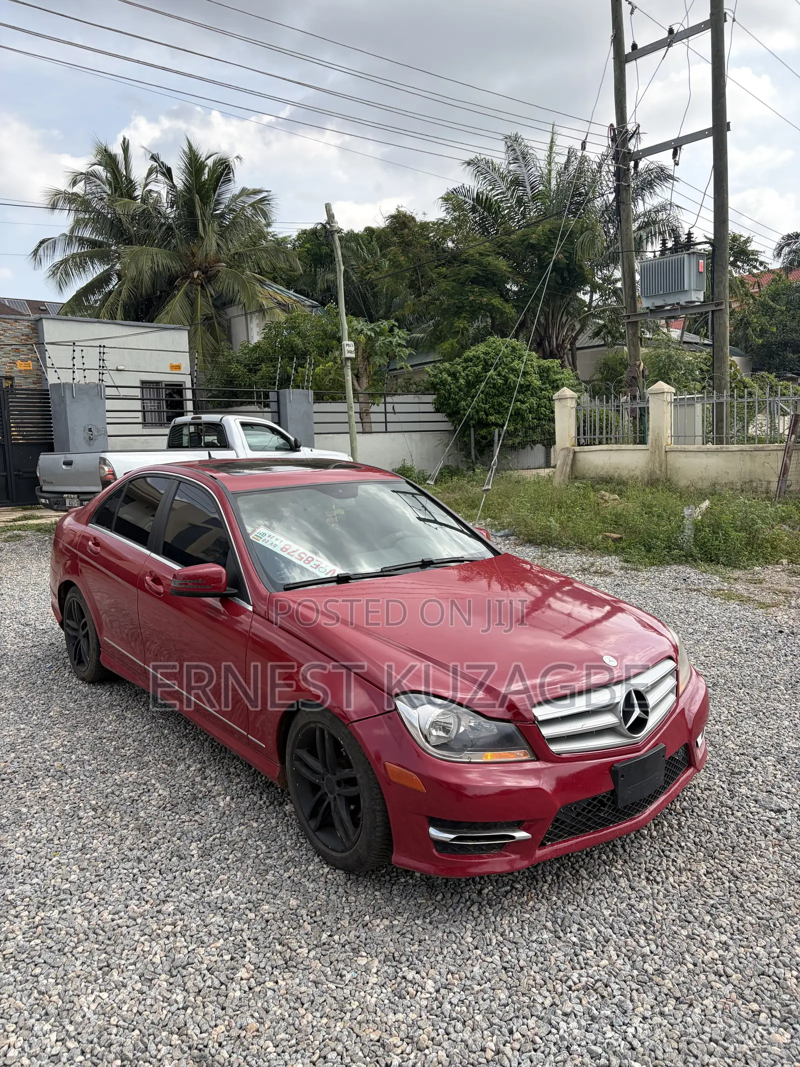 Mercedes-Benz C250 2014 Red