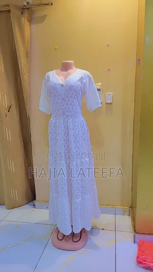 Gorgeous Cotton Net Lace Dress