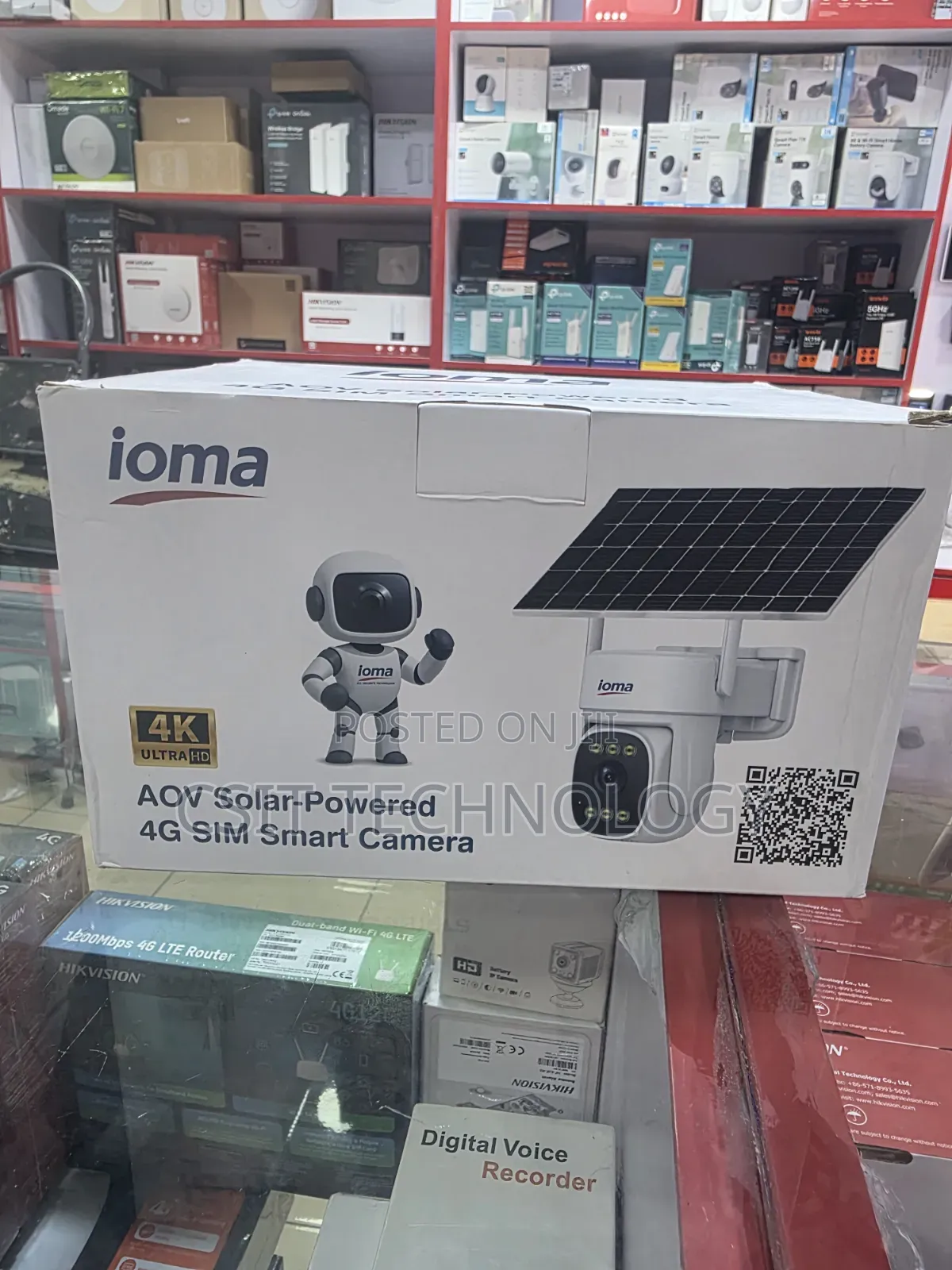 Solar Powered 4g Sim Smart Camera