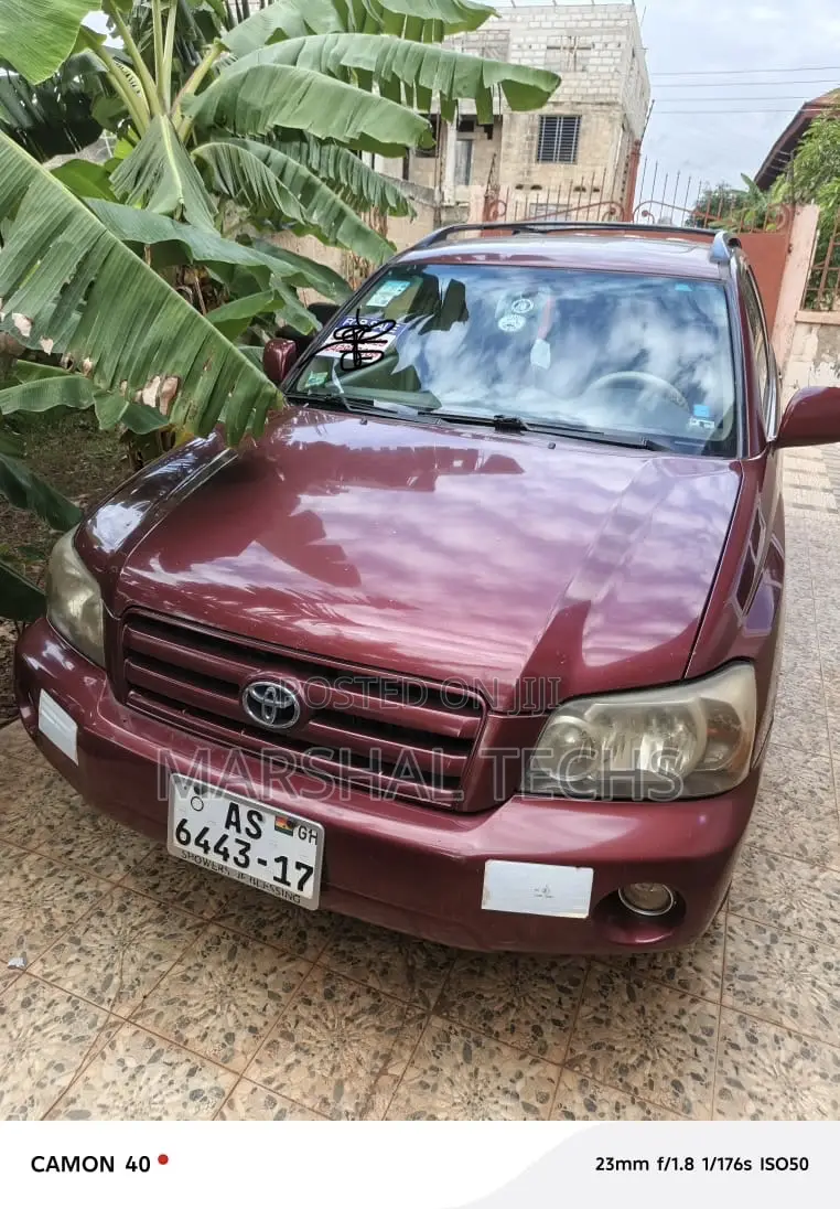 Toyota Highlander 4x4 2007 Red