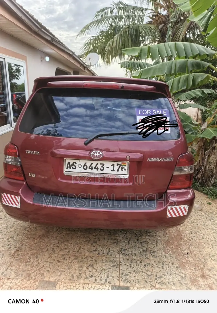 Toyota Highlander 4x4 2007 Red