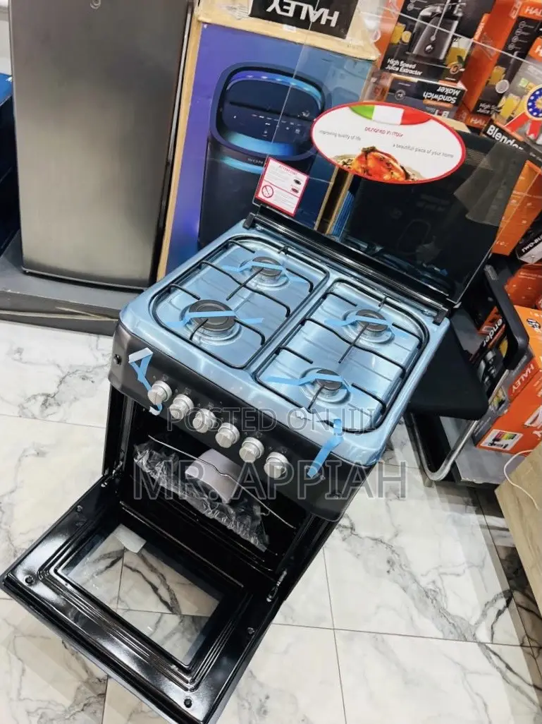 Order Affordable Ferre 60x60cm Glass Lid 4 Burner(Black) 