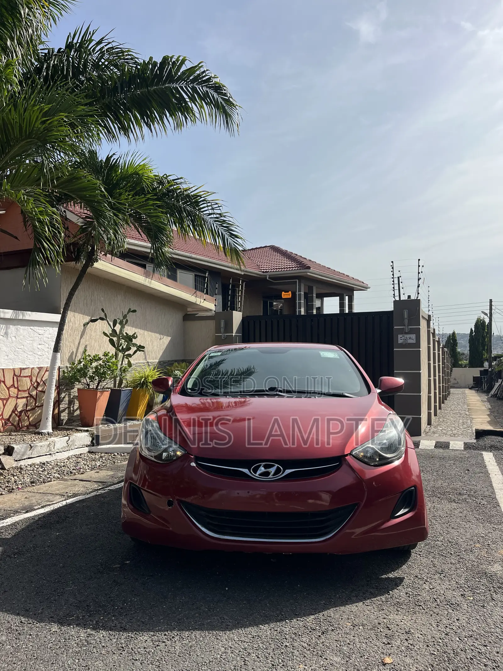 Hyundai Elantra 2013 Red